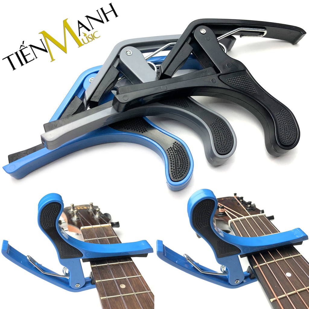 Capo Guitar Acoustic, Đàn Ukulele, Electric Ghita TMC-01 (Kẹp tăng tông cho Ghi-ta Điện Solo, Uku, Folk Modern dây sắt)