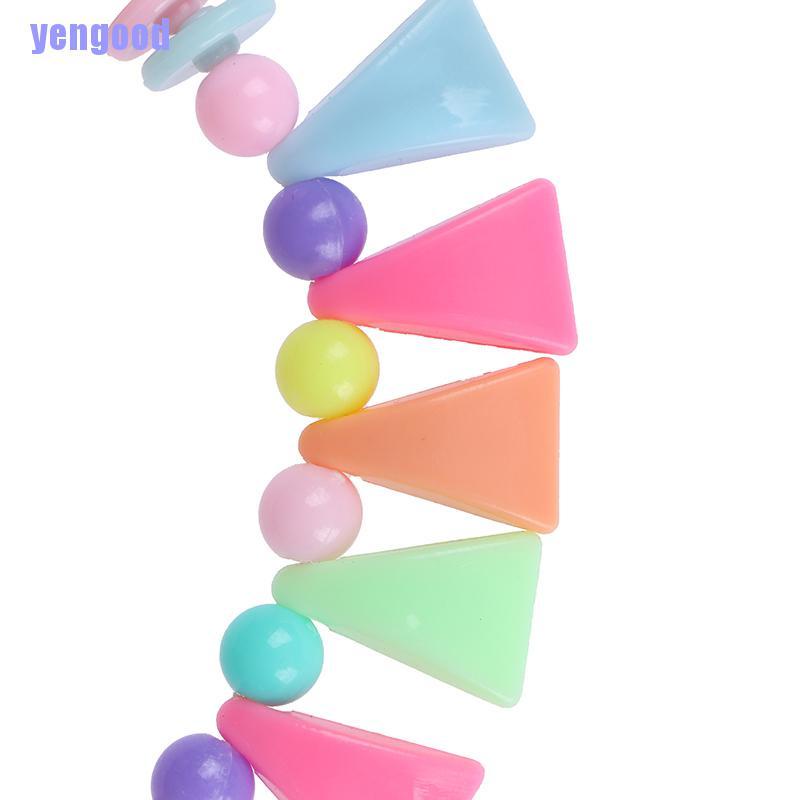 1 Bộ Vòng Cổ Chuỗi Hạt Nhiều Màu Sắc Dễ Thương