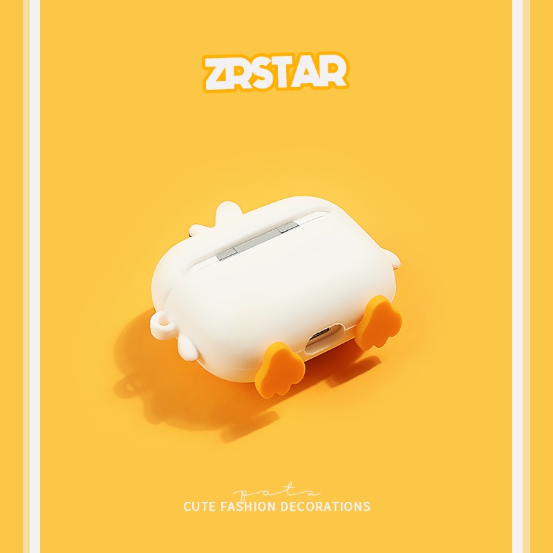 Vỏ Bảo Vệ Hộp Sạc Tai Nghe AirPods 3  2021 AirPods3 3rd Hình Chú Vịt Dễ Thương