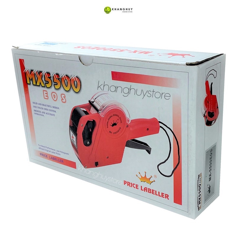 Máy bấm giá tiền MX-5500 EOS dùng cho quản lý hàng hóa siêu thị tạp hóa cửa hàng tiện lợi dễ sử dụng