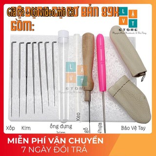 [FREESHIP TỪ 50K] [ Follow Shop] Bộ dụng cụ làm Len chọc - needlde felting cơ bản dành cho người mới bắt đầu