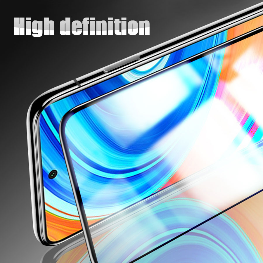 3 Trong 1 Kính Cường Lực+Bảo Vệ Camera+Dán Lưng Điện Thoại Cacbon Chống Vân Tay Cho Xiaomi Mi 10t 9t Pro Redmi Note 10 9 9s 8 7 Pro