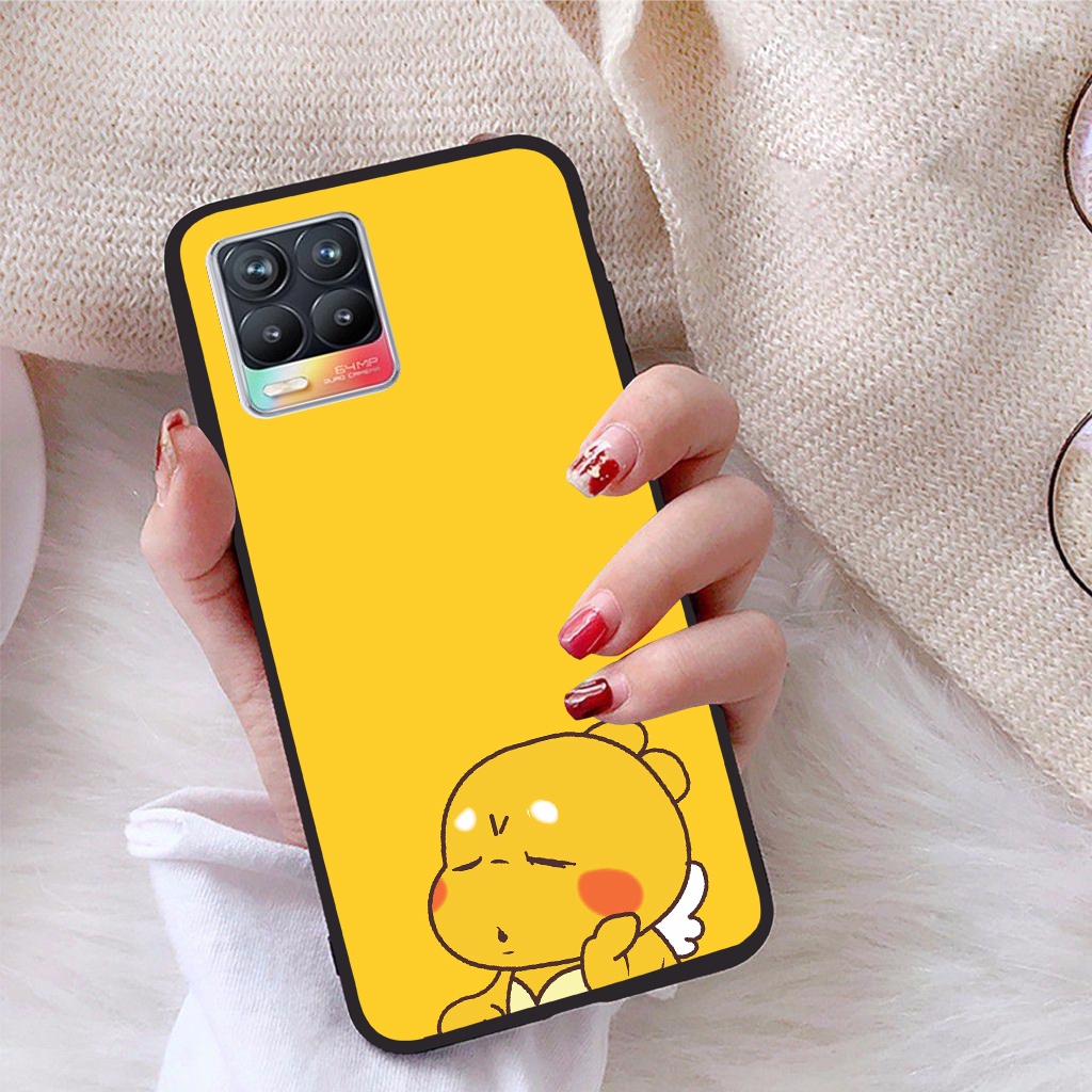 Ốp lưng Realme 8 4G viền dẻo TPU BST Khủng Long Lai Ong