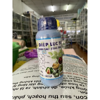 Phân bón lá diệp lục tố giúp cây xanh lá, dày lá, xanh gai, sáng trái 500ml
