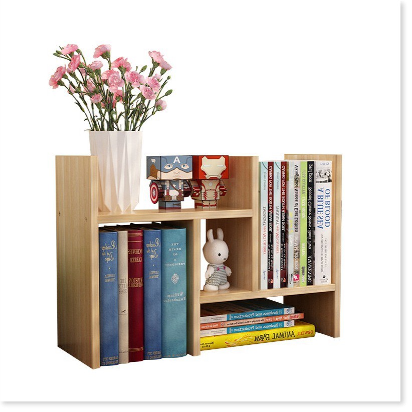 Kệ để bàn nhiều ngăn 🎉SALE ️🎉  Giá sách đựng đồ bằng gỗ cao cấp tủ tự lắp ráp 9617