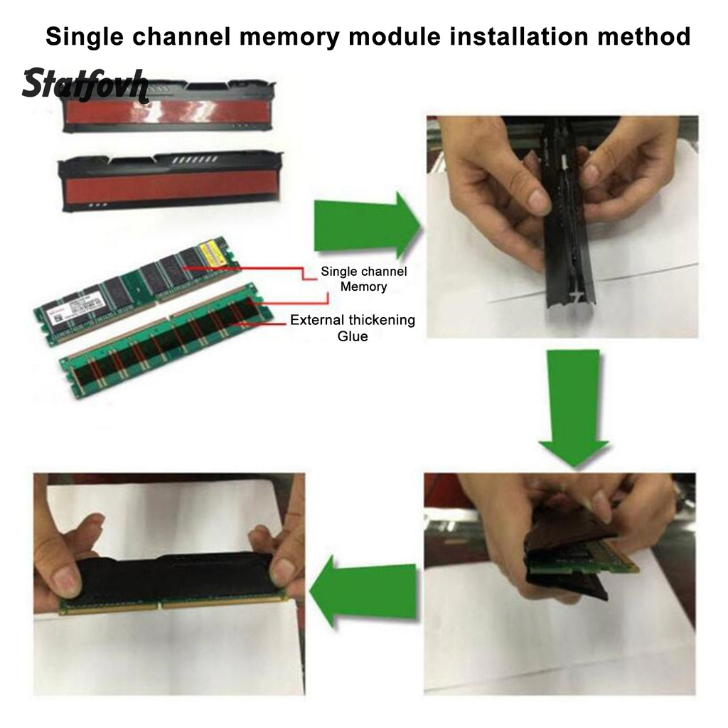 Bộ Tản Nhiệt Ram Cho Máy Tính Ddr2 / Ddr3 / Ddr4 | BigBuy360 - bigbuy360.vn