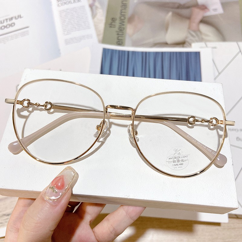 Mắt Kính Gọng Tròn Chống Ánh Sáng Xanh Thời Trang Cho Nam Nữjz31723 | BigBuy360 - bigbuy360.vn