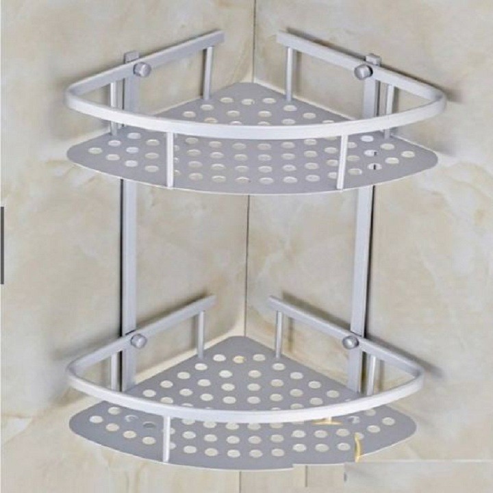 Kệ Góc Treo Nhà Tắm 2 Tầng