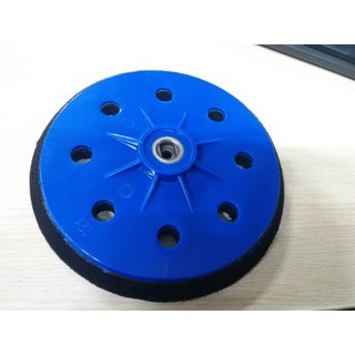 Đế máy chà nhám tường 180mm màu xanh,hàng theo máy ,độ kết dính với giấy nháp tốt