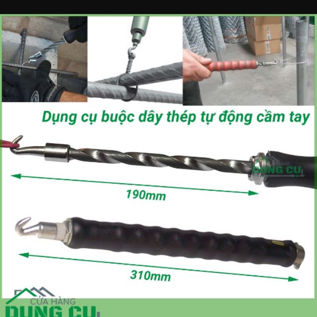 Bộ 3 Móc buộc dây thép tự động.