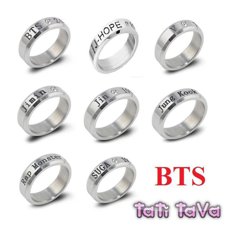 NHẪN THẦN TƯỢNG BTS TÊN CÁC THÀNH VIÊN Tatitava