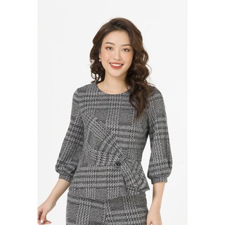 Áo kiểu nữ peplum cài vạt LAMER L61B19T054