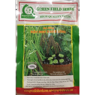 Hạt giống đậu đen xanh lòng 100g