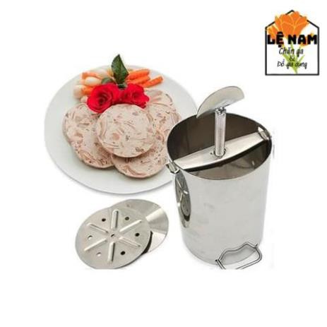 Khuôn Làm Giò, Bộ Khuôn Làm Giò Lụa, Giò Mỡ, Chả Bằng Inox Tại Nhà Siêu Tiện Dụng, Hợp Kim Inox Chống Gỉ - Lỗi 1 đổi 1