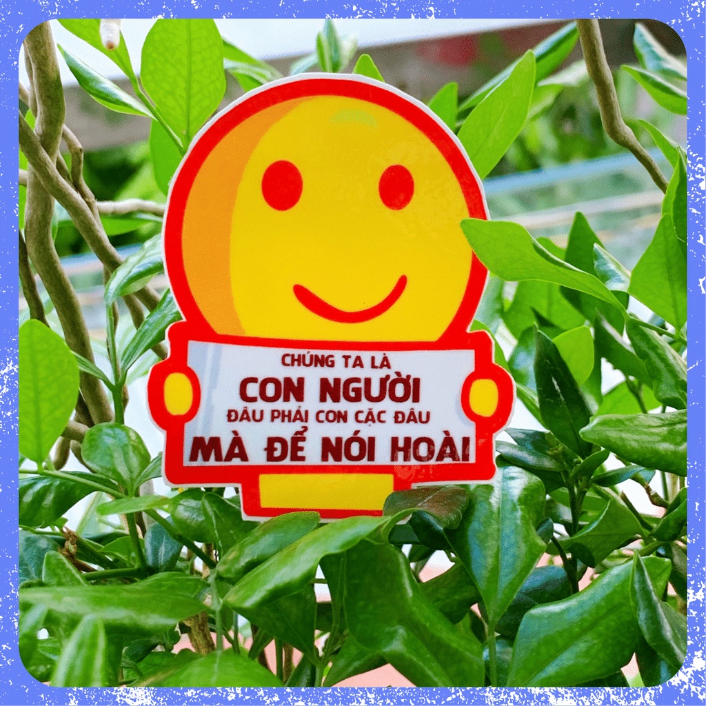 Decal cảnh báo tem xe máy sticker hoạt hình,decal xe máy cao cấp không phai màu,nhãn dán mini FREESHIP