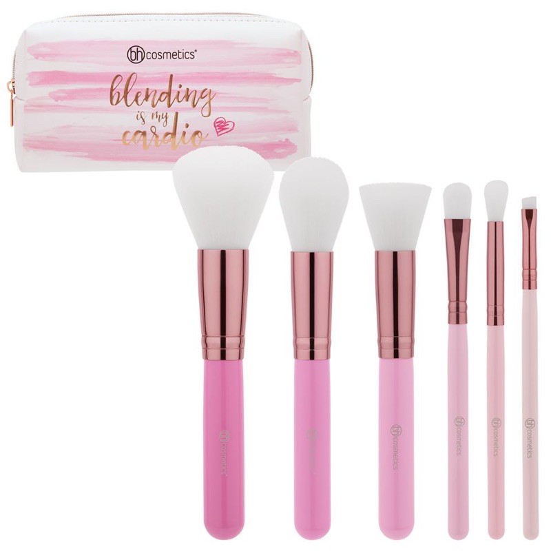 BH Cosmetics Mini Pink Perfection 6 Piece Brush Sets