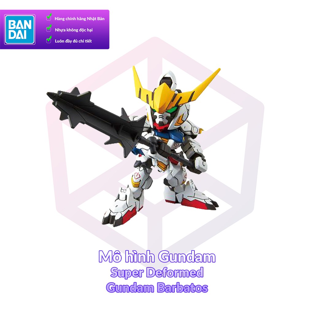 SD Gundam Barbatos Modellbausatz Von Bandai – Kein Kleber Nötig, Einfaches Zusammenbauen
