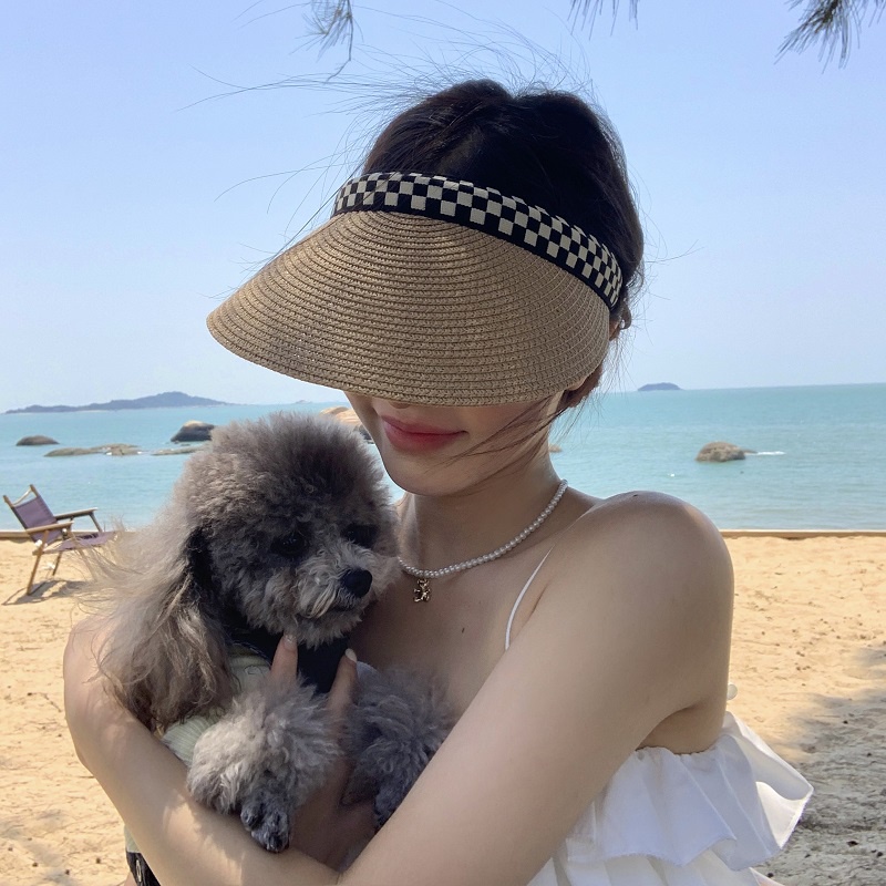 Nón Cói Rộng Vành Hở Chóp Thời Trang Đi Biển Mùa Hè Cho Nữ