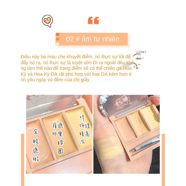 [Hàng mới về] Kem che khuyết điểm XIXI làm sáng da tự nhiên dành cho trang điểm | BigBuy360 - bigbuy360.vn