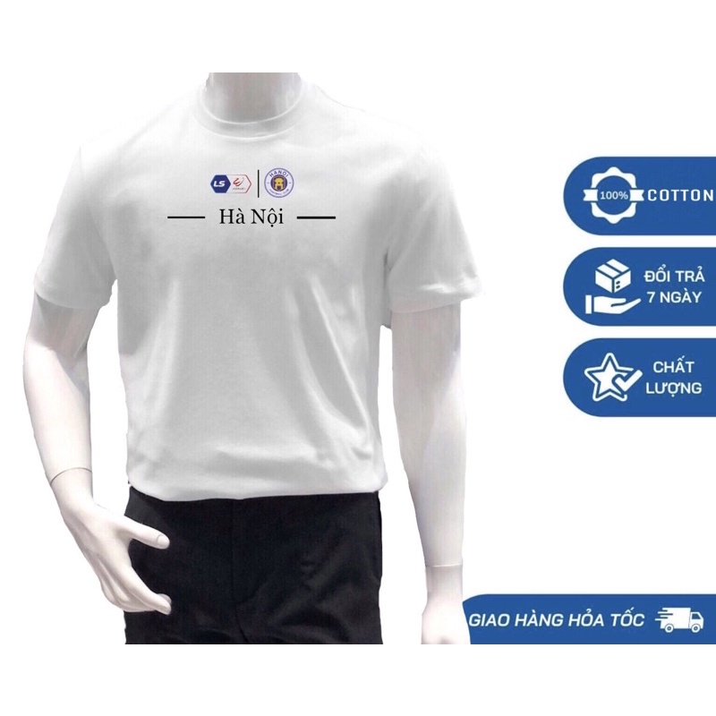 Áo thun cotton thời trang clb bóng đá HÀ NỘI FC