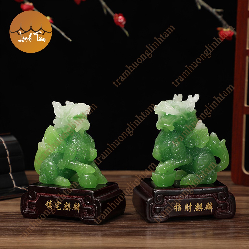 Tượng kỳ lân phong thủy kì lân trấn trạch vật phẩm phong thủy