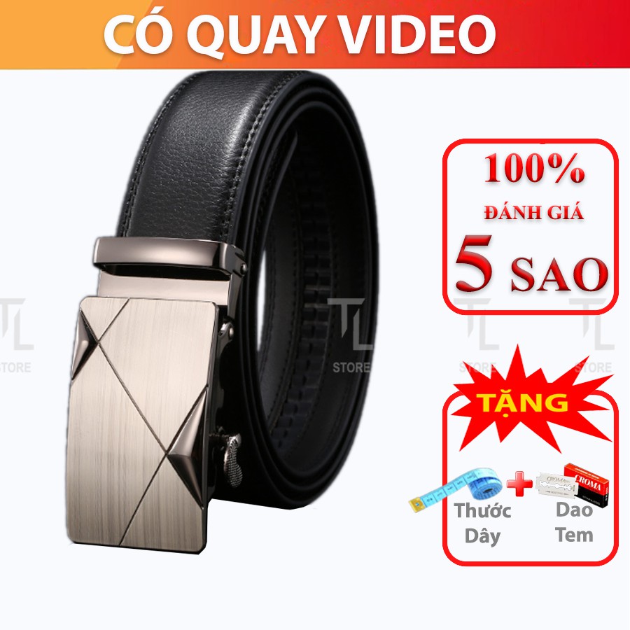Thắt Lưng Nam Hàng Hiệu Cao Cấp, Dây Nịt Da X01, Khóa Kim Loại Tự động, Bản 3,5cm, Phù Hợp Thời Trang Công Sở