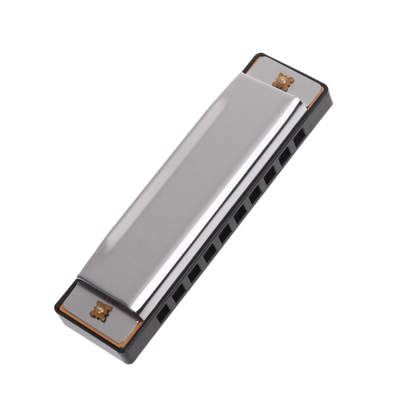 Kèn Harmonica 10 Lỗ Bằng Thép Không Gỉ Chuyên Dụng