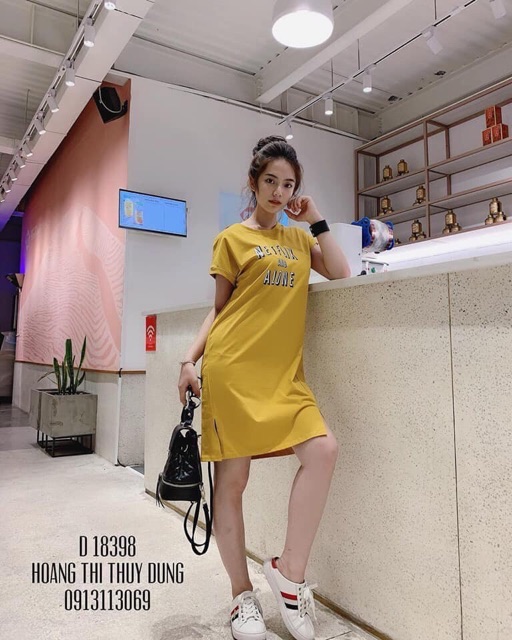 VÁY SUÔNG CHỮ ALONE 5 màu hot | BigBuy360 - bigbuy360.vn