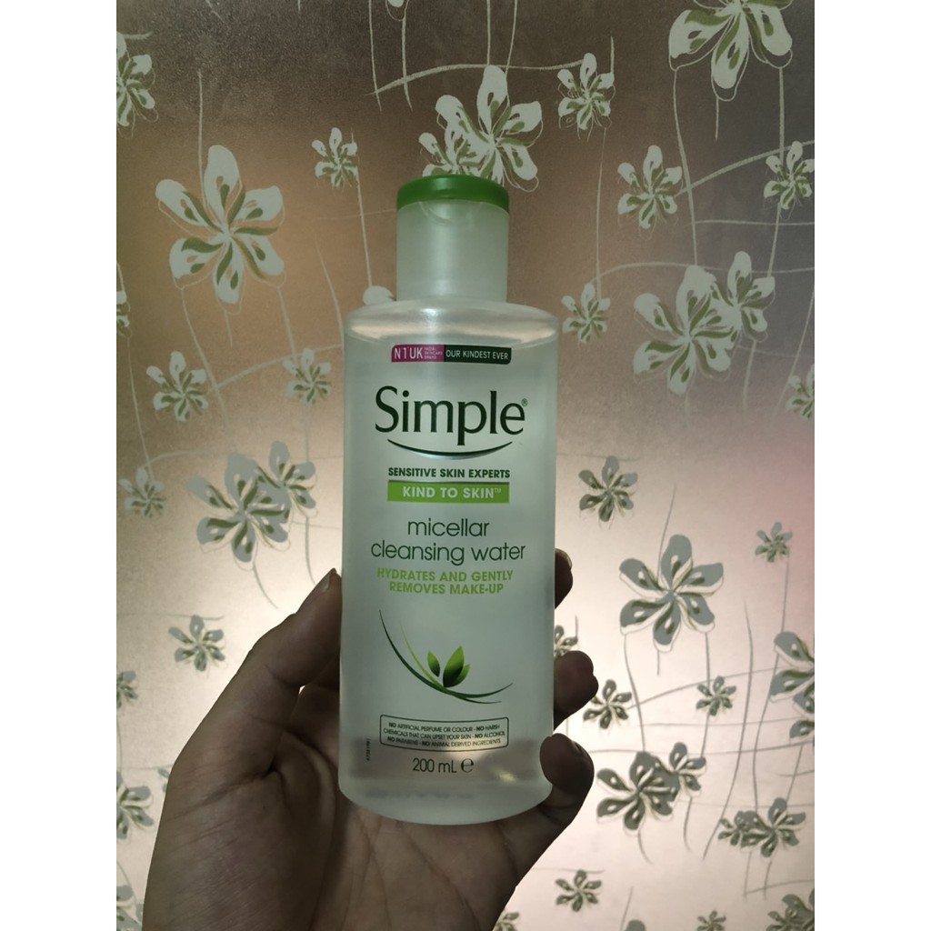 Nước tẩy trang Simple Micellar Cleansing Water 200ml