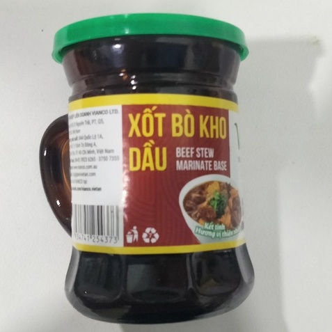 Xốt bò kho dầu Vianco, hủ 50g