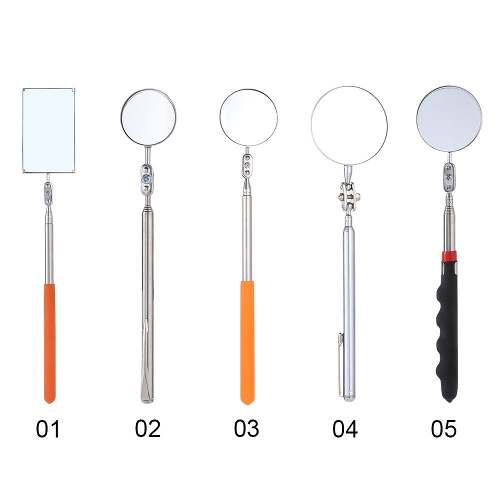 Gương tròn mini cầm tay có thể kéo dài xoay 360 độ dùng sửa chữa xe hơi