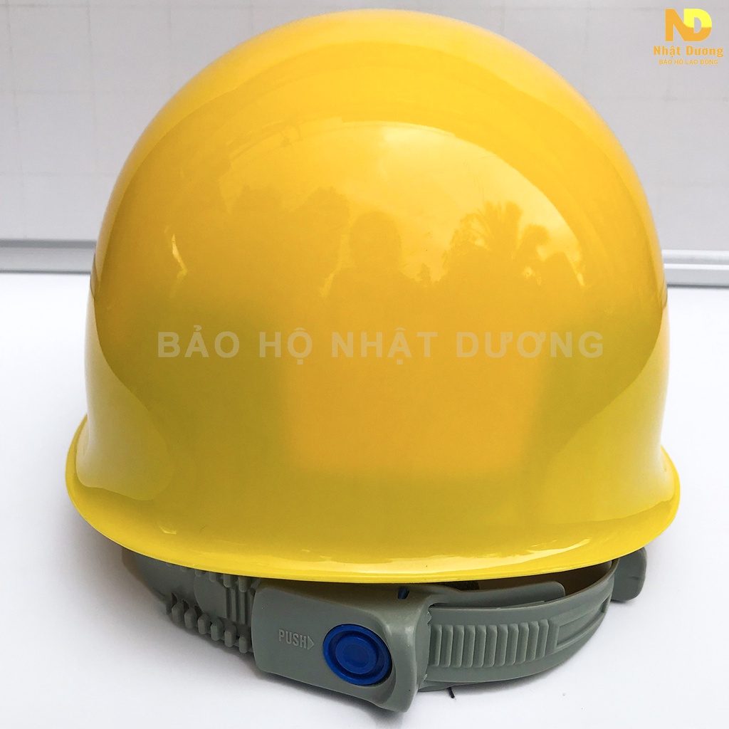 Mũ bảo hộ lao động kiểu nhật HPN01 Nón bảo hộ lao động có xốp màu vàng Nhật Dương
