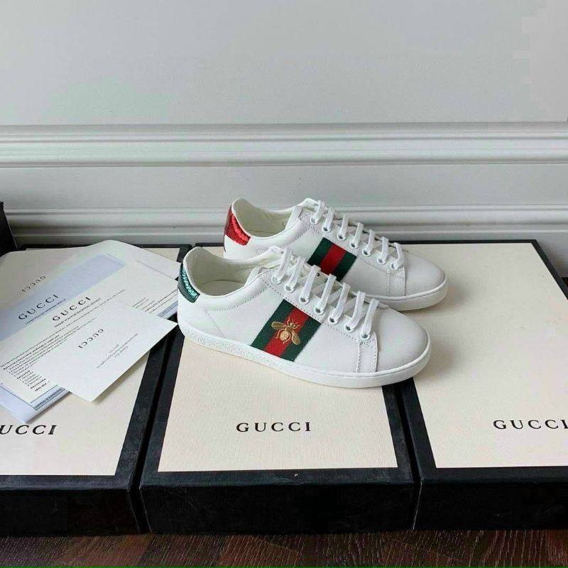 pl(VIDEO) Giày Thể Thao Trắng Ong Basic Da Mềm Êm Fullbox Hãng Cao Cấp