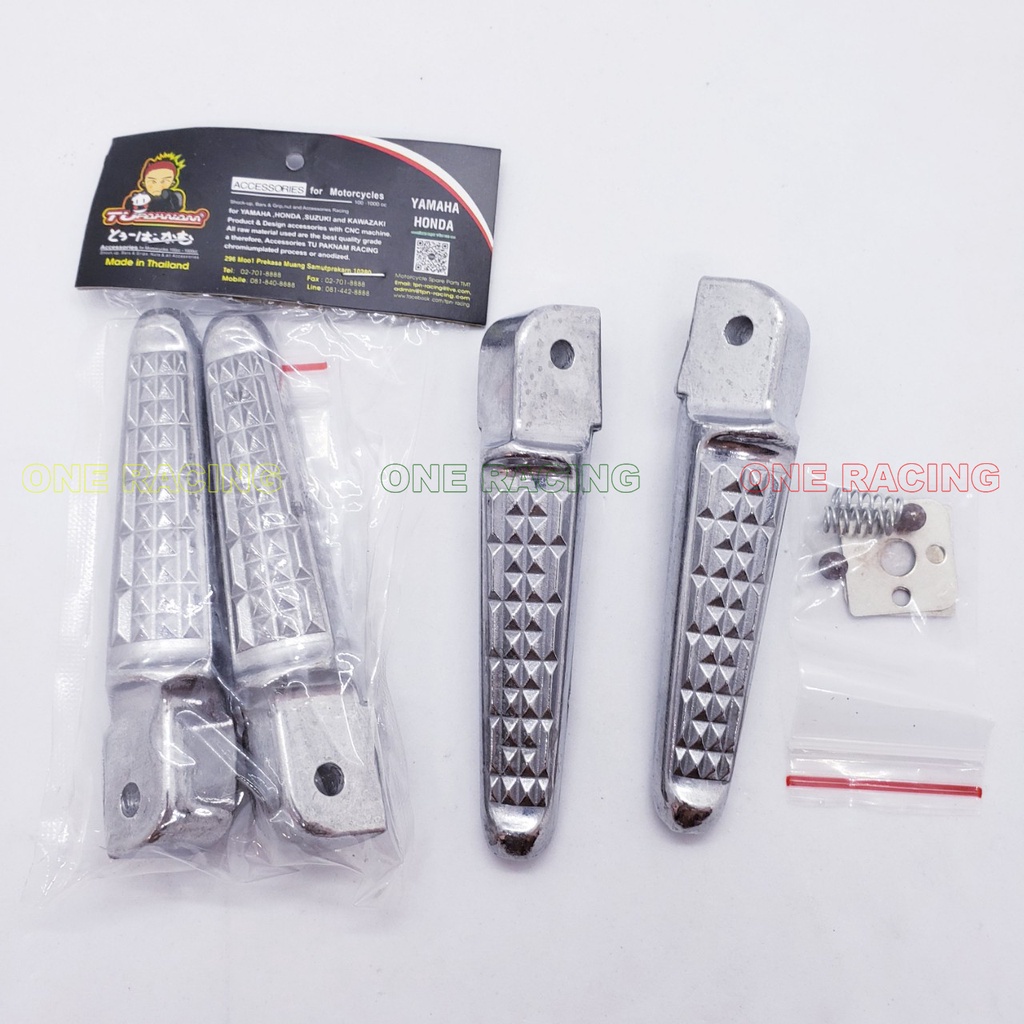 Gác chân xếp sau Nhôm đặc kiểu raider gắn được nhiều dòng xe máy Wave Dream Vario và dòng xe khác