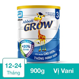 Sữa bột abbott grow 3 900g.