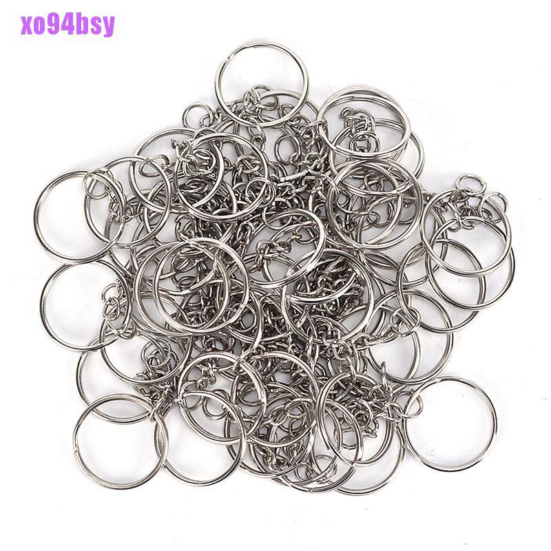 Set 50 Vòng Bạc Bóng 25mm xo94bsy Dùng Làm Móc Khóa Tiện Dụng