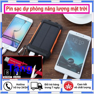 Pin sạc dự phòng năng lượng mặt trời cao cấp "