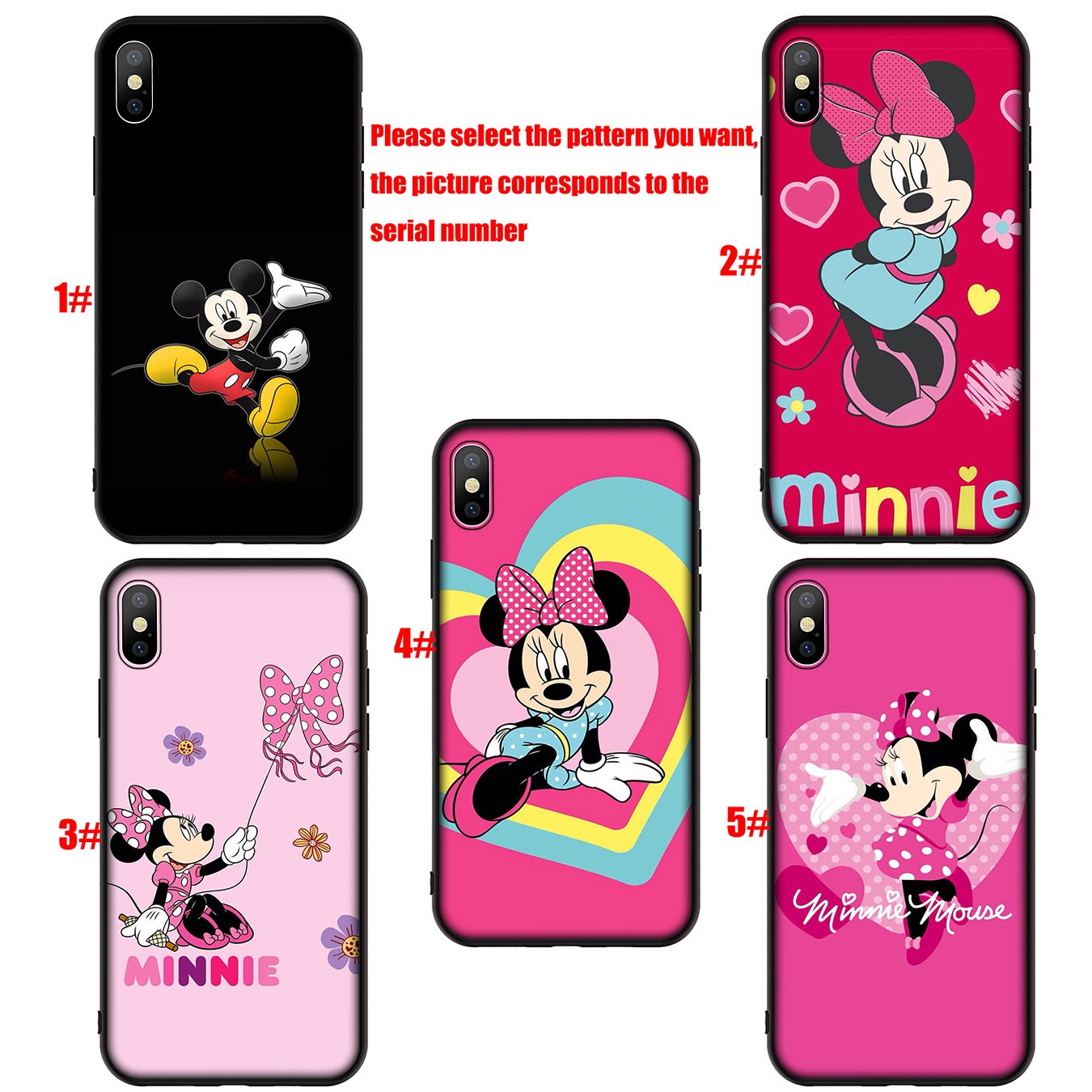 Samsung Galaxy A02S J2 J4 Core J5 J6 Plus J7 Prime j6+ A42 + Phone Case Soft Silicone Casing mouse mickey minnie