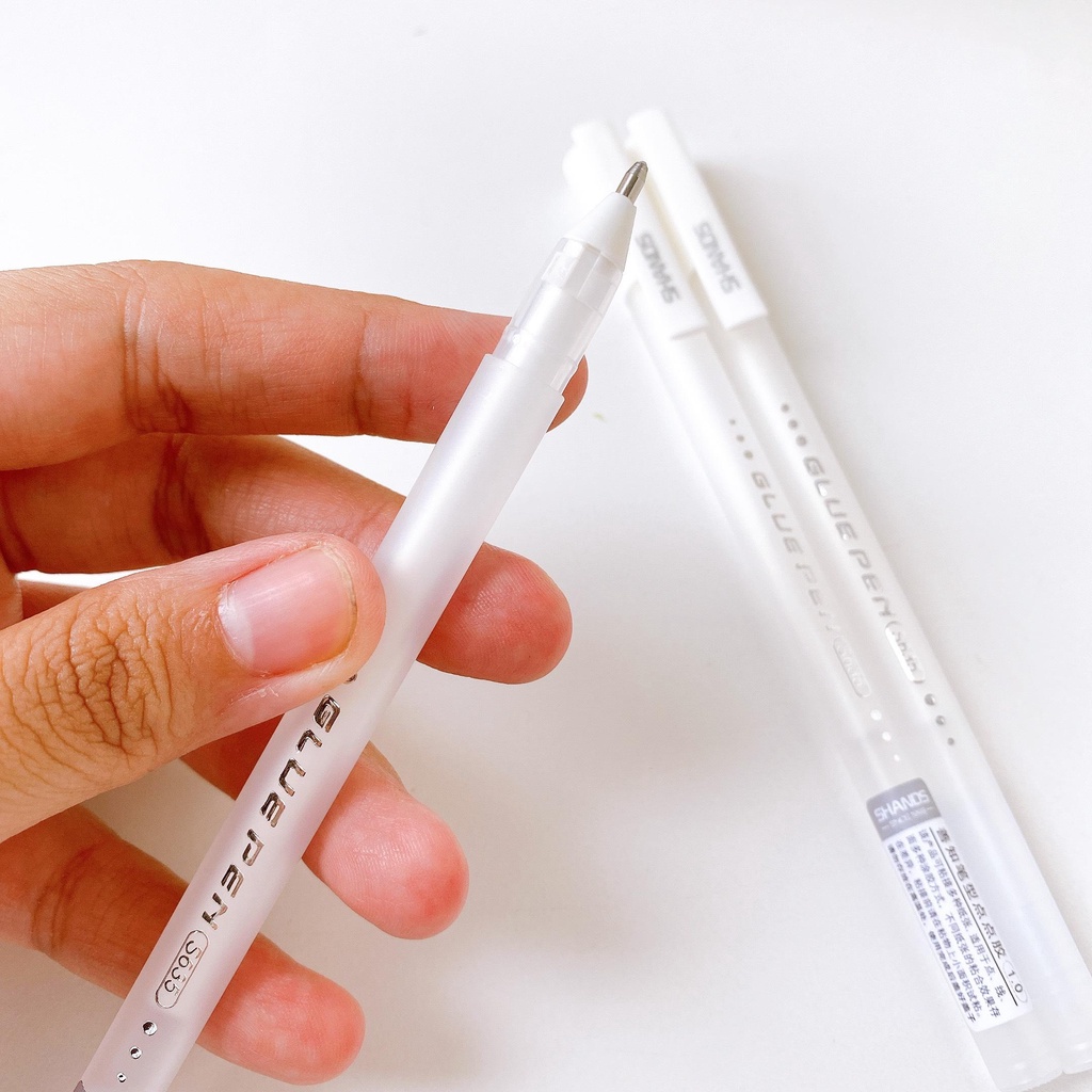 [Có sẵn] Bút Keo Dán Với Nhiều Màu Sắc Độc Đáo Bút Chấm Keo Làm Đồ Thủ Công, Dán Giấy Ghi Chú -  Hidari