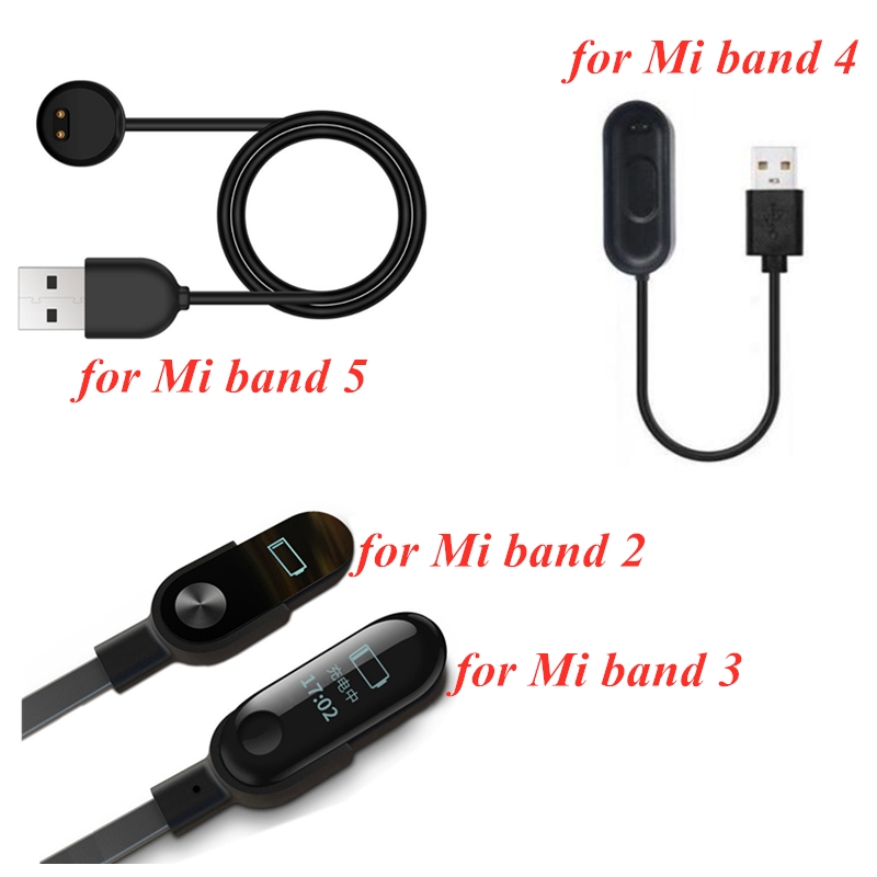 Dây Cáp Sạc Usb Cho Đồng Hồ Thông Minh Xiaomi Mi Band 5 4 Miband 3 2