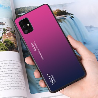 Ốp lưng kính cường lực Samsung Galaxy A31, A51, A51 5G - Gradient edition