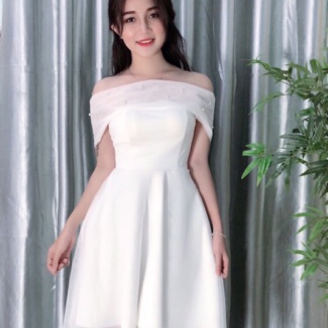 Đầm công chúa đính ngọc,hình thật