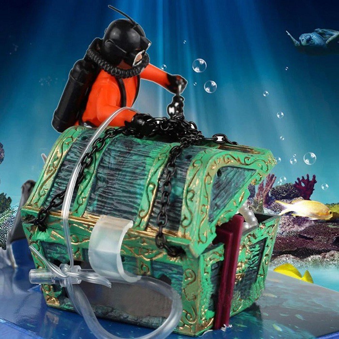 THỢ LẶN TRANG TRÍ HỒ CÁ NON BỘ 14X12X13CM