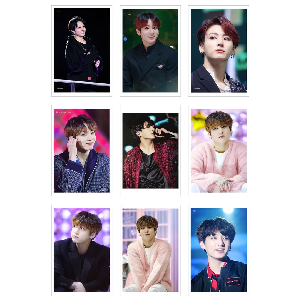 Lomo Card Ảnh JUNGKOOK - BTS ( 54 ảnh) Twitter Update