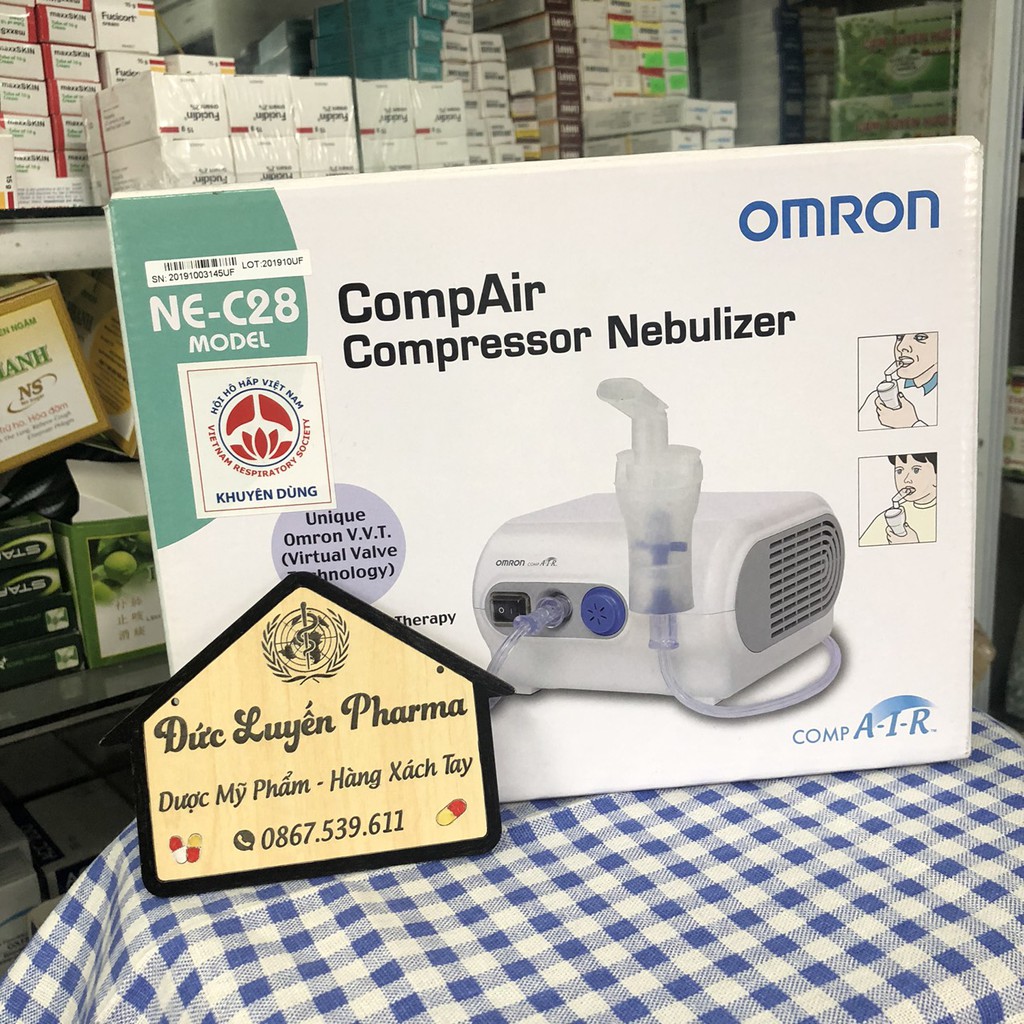 MÁ́Y XÔNG MŨI HỌNG OMRON NE-C28