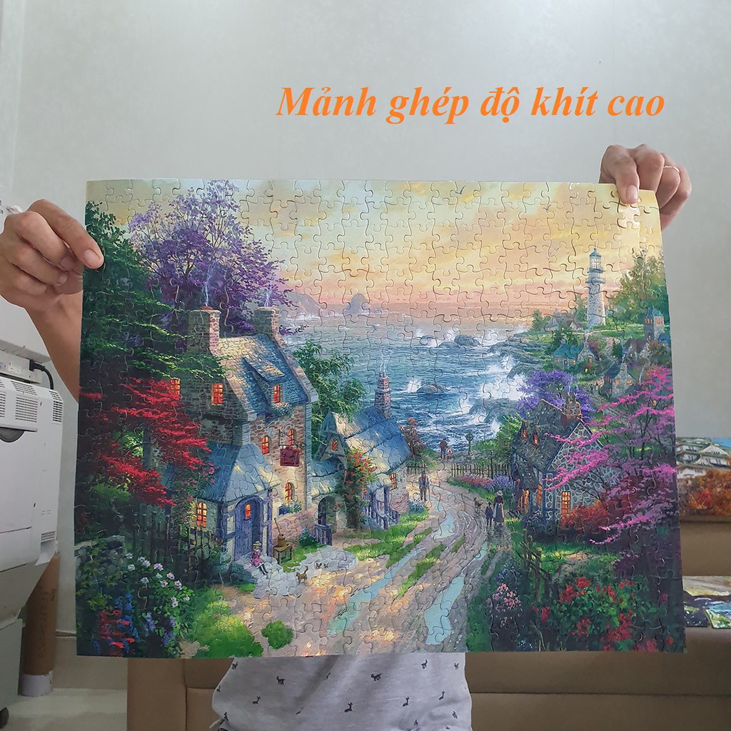 [Mã BMBAU50 giảm 10% đơn 99k] Bộ tranh xếp hình jigsaw puzzle cao cấp 330 mảnh – Biển Hoa