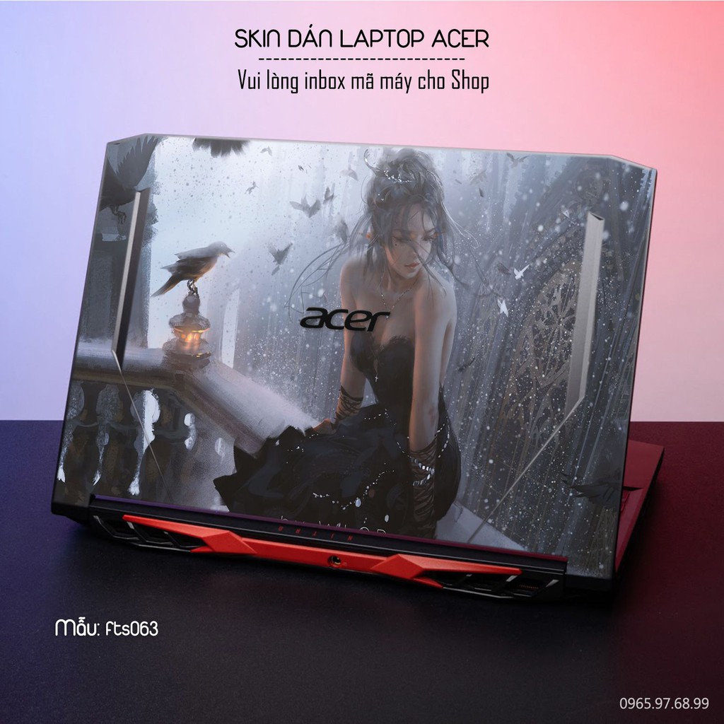 Skin dán Laptop Acer in hình Fantasy nhiều mẫu 7 (inbox mã máy cho Shop)