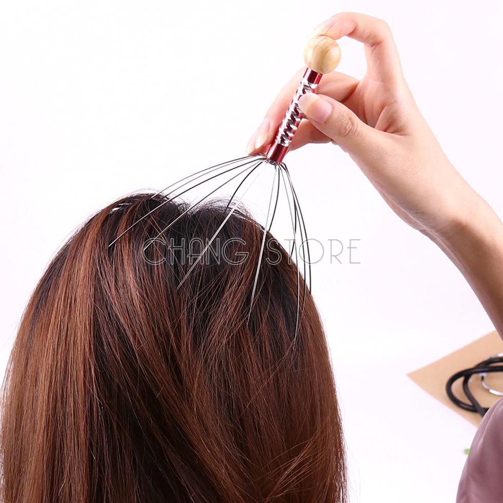 Dụng cụ massage da đầu thông minh, dụng cụ gãi ngứa da đầu giúp thư giãn