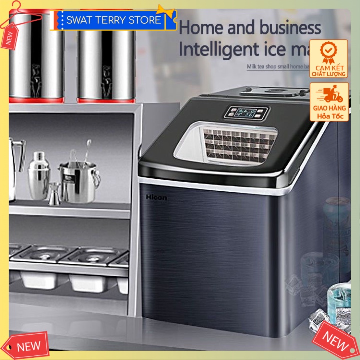 ✴️ Máy Làm Đá Viên Mini Gia Đình Ice Maker Machine HZB-30F