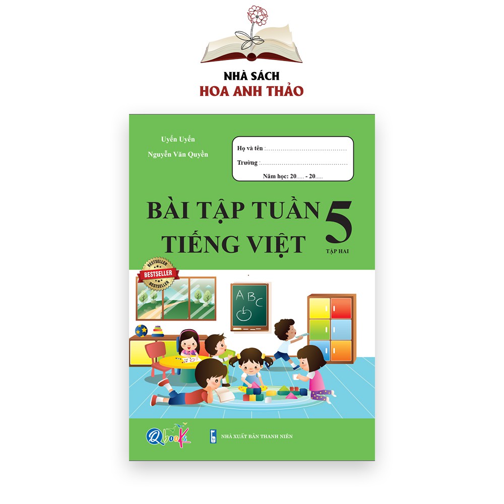 Sách Bài tập tuần Toán và Tiếng Việt lớp 5 học kỳ 2 Bộ 2 quyển